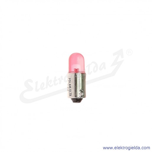 Żarówka LR-BA9S-24AC/DC czerwony LED 24VAC/DC