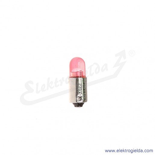 Żarówka LR-BA9S-230AC czerwony LED 230VAC