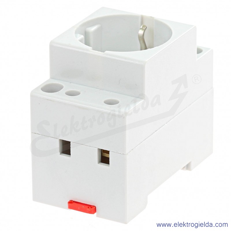 Gniazdo Z-SD230, na szynę DIN, 220V, 16A, Schuko, IP20