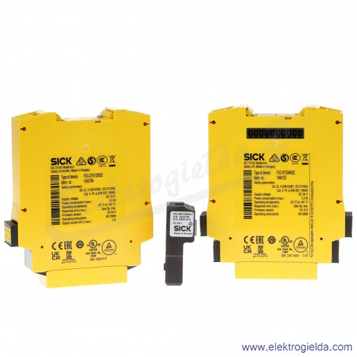 Przekaźnik bezpieczeństwa 1044125 FX3-XTIO084002 Flexi Soft SIL 3, 8 wejść, 4 wyjścia bezpieczeństwa, 24VDC