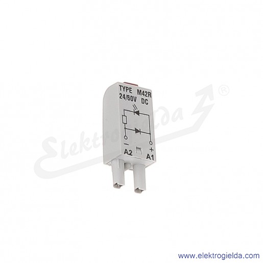 Moduł sygnalizacyjny LD M42R 24/60VDC A1+A2- Dioda LED + D czerwony