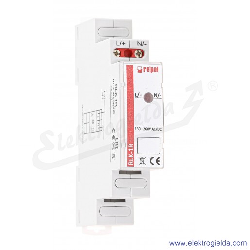 Lampka kontrolna jednofazowa 863026 RLK-1R 130...260VAC/DC LED czerwony