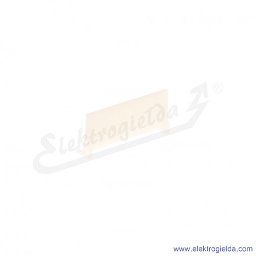 Płytka do opisu GZT4-0035 do gniazd GZM2, GZT2, GZM3, GZT3, GZM4, GZT4