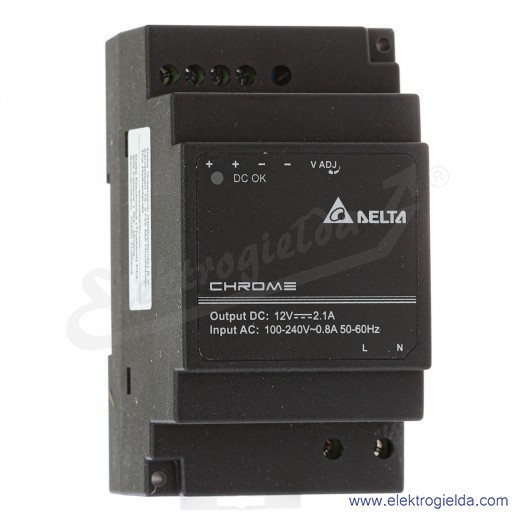Zasilacz DRC-12V30W1AZ, 12V 2.5A, 30W, zasilanie 90..264VAC lub 125..375VDC