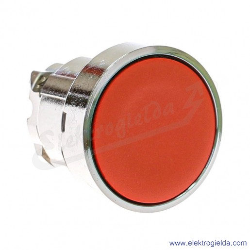 Napęd przycisku ZB4BA4 czerwony metalowy, kryty, samopowrotny, fi 22mm, IP66