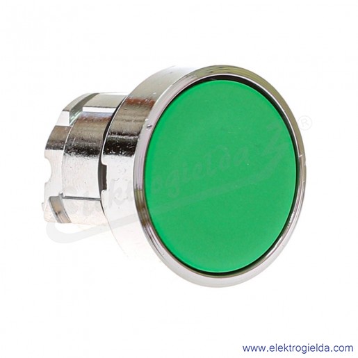 Napęd przycisku ZB4BA3 zielony metalowy, kryty, samopowrotny, fi 22mm, IP66