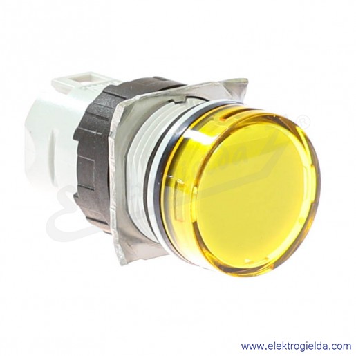 Główka lampki ZB6AV5 żółta okrągła, fi 16mm