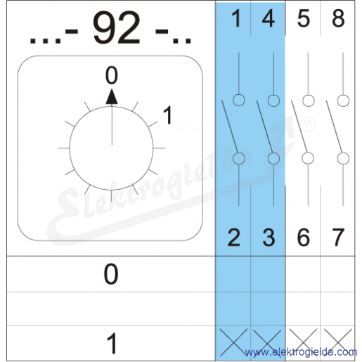 Schemat łączenia 4G25-92-PKS6