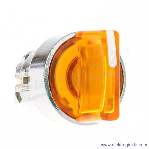 Napęd przełącznika ZB4BK1553 1 0 2 pomarańczowy podświetlany, metalowy napęd piórkowy krótki, do podświetlenia LED, powrót do po