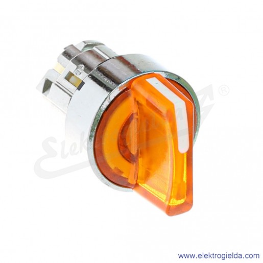 Napęd przełącznika ZB4BK1253 0-1 pomarańczowy podświetlany, metalowy, piórkowy krótki, do podświetlenia za pomocą LED, stabilny,