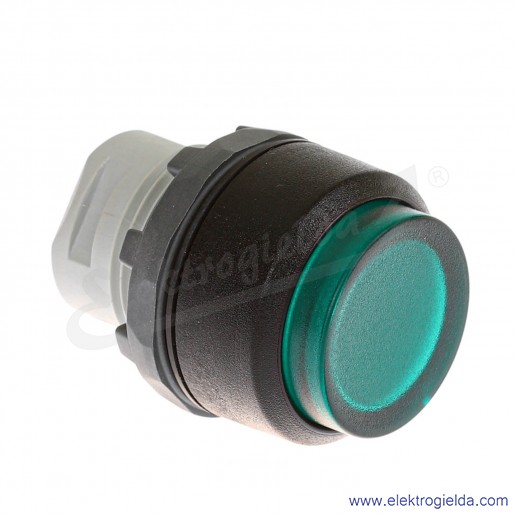 Napęd przycisku 1SFA611103R1102, MP4-11G, zielony, bistabilny, podświetlany, przycisk wystający