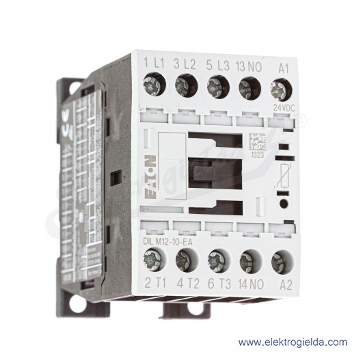 Stycznik DILM12-10-EA(24VDC) 3P+1NO 5,5kW 12A Us 24VDC