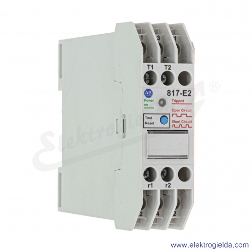Przekaźnik kontroli temperatury 817-E2, 230VAC 24VDC, 1NO1NC