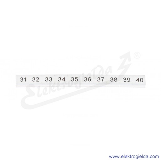 Oznacznik opisowy 0808671:0031, ZBF 5, 31-40, do 5mm