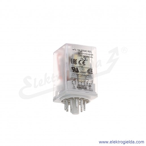 Przekaźnik elektromagnetyczny R15-2013-23-1040-WTLD 3P 40VDC Dioda LED + D
