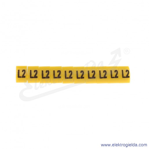 Oznacznik opisowy E04ZP-01020404900, OZ 2 *L2*, żółty, 100szt
