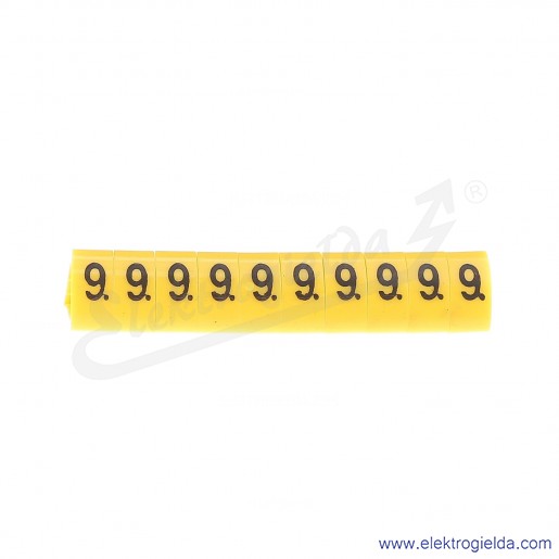 Oznacznik opisowy E04ZP-01020501000, OZ 3 *9*, żółty, 100szt
