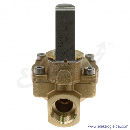 Zaw&oacute;r membranowy elektromagnetyczny 824010091000000, 2/2, G3/8, NC, 0.1-16 Bar, 50 l/min, przeznaczony do gaz&oacute;w i cieczy neutral