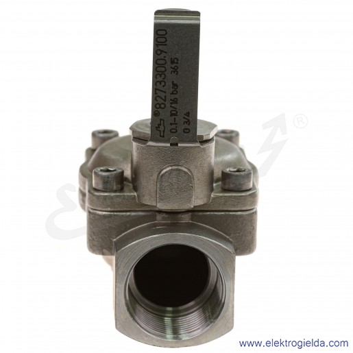 Zaw&oacute;r membranowy elektromagnetyczny 827330091000000, 2/2, G3/4, NC, 0.1-16 Bar, 101.66 l/min, stal nierdzewna, przeznaczony agre