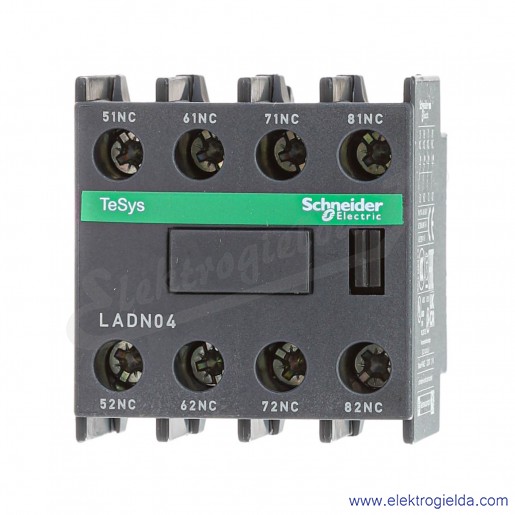 LADN04 4 rozwierne Blok styków pomocniczych do LC1D, LC1F, CAD