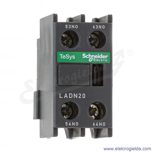 LADN20 2 zwierne Blok styków pomocniczych do LC1D, LC1F, CAD
