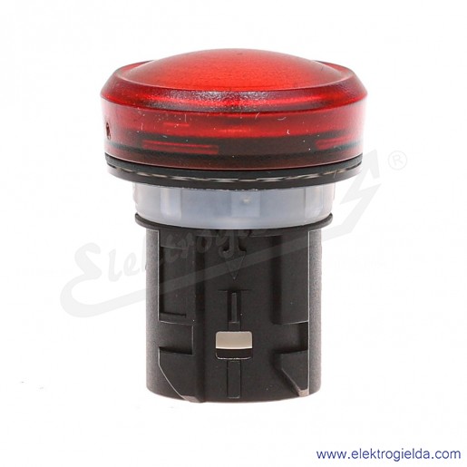Główka lampki 3SU1001-6AA20-0AA0 czerwona gładka, fi 22mm