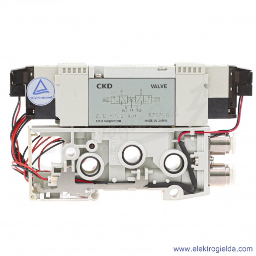 Blok zaworu rozdzielającego N3GB2660-C8-A2N8H-3-K2, 2x3/2 NC monostabilne, Fi 8, 2-7 Bar, 500 l/min, 24 VDC, do serii MN3GB1/2, 