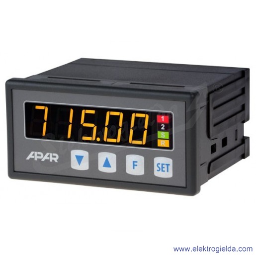 Miernik wielofunkcyjny AR715/S1/P/P/WA 230VAC, 2 wyjścia przekaźnikowe, wyjście analogowe 0/4..20mA
