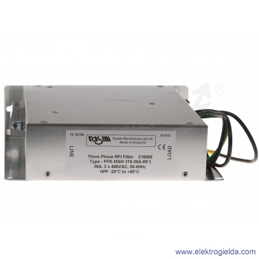 Filtr RFI FFR-MSH-170-30A-RF1 do FR-E740-120/170