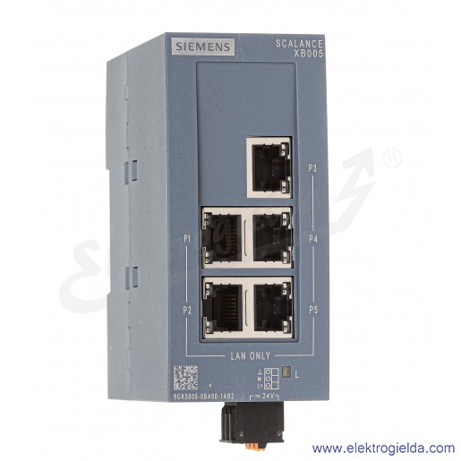 Switch Ethernet 6GK5005-0BA00-1AB2 SCALANCE XB005  10/100MBIT/S  5x10/100MBIT/S