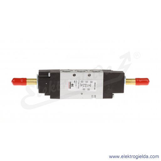 Zawór rozdzielający elektromagnetyczny 354-011-02, 5/2 bistabilny, G1/4, 1,5 ÷ 10 Bar, 1300 l/min, standardowe, bistabilne wyste