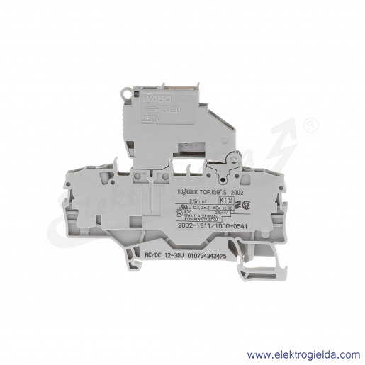 Złączka bezpiecznikowa 2002-1911/1000-541 2-przewodowa 5x20 mm, z sygnalizacją przepal.wkładki przez LED 12-30V