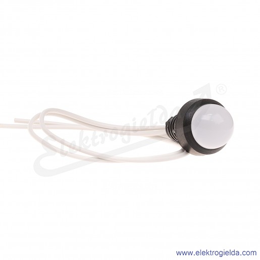 Lampka sygnalizacyjna LW-D10-230AC biała LED 10mm 230VAC