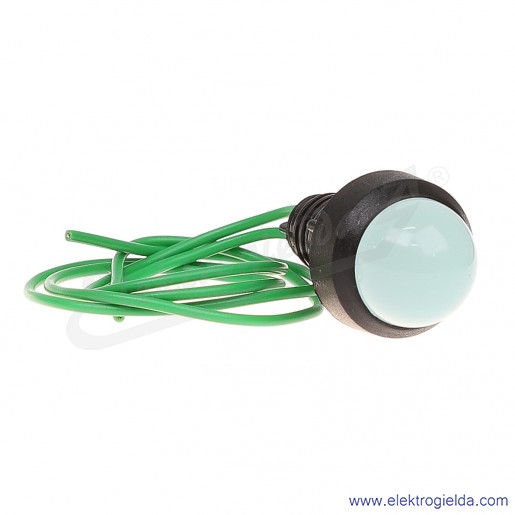 Lampka sygnalizacyjna LG-D20-230AC zielona LED 20mm 230VAC
