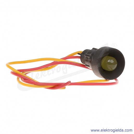 Lampka sygnalizacyjna LY-D10-24AC/DC żółta LED 10mm 24VAC/DC