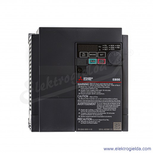 Falownik 500113 FR-E840-0060-4-60 2.2-3kW, 3x380-480V, 6.9A, RS-485, IP20