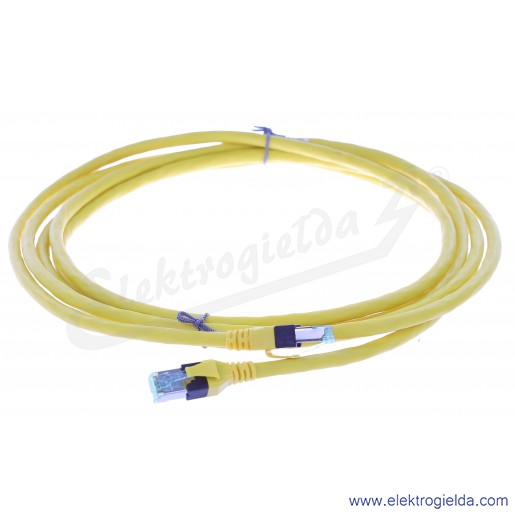 Przewód łączeniowy 09474747113 RJ45, 3m, kategoria 6, żółty, Patch cord