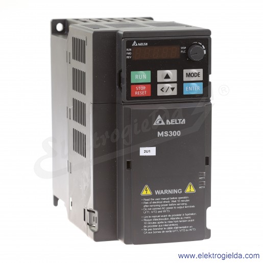 Falownik MS300 1.5KW 230v ND 1.5KW 8.5A HD 1.5KW 7.5A, 0..599Hz