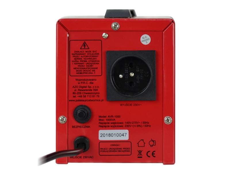 Stabilizator napięcia AVR-1000 1000VA