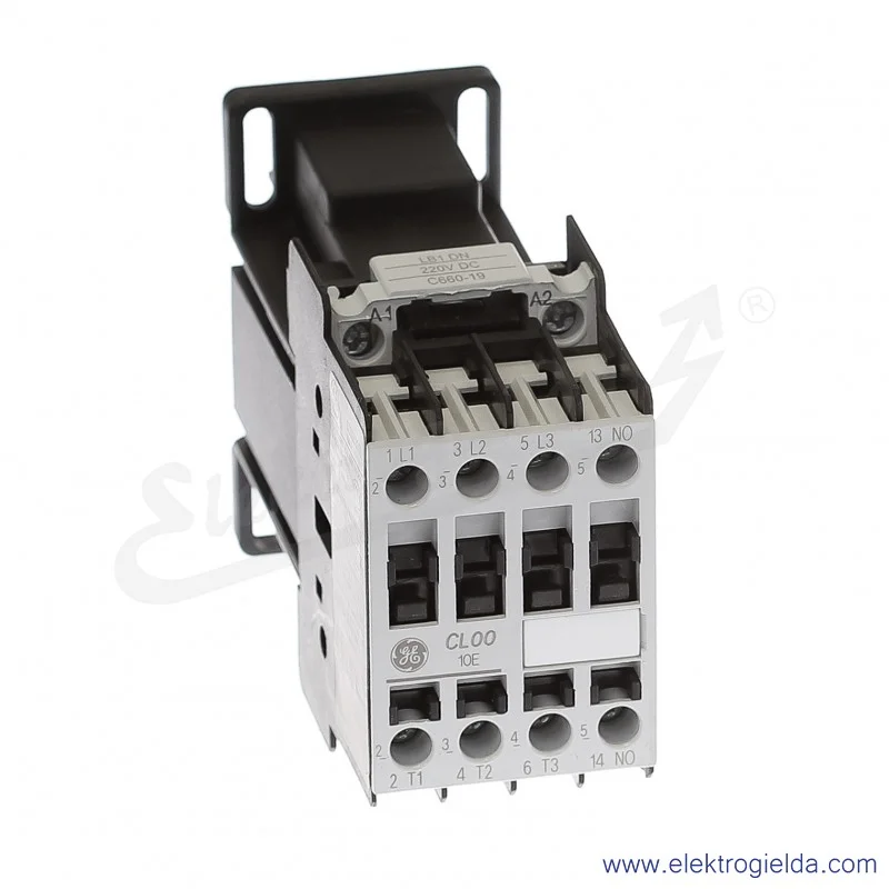 Stycznik CL00D310TN 220V DC, 1NO, 4KW/400V AC-3, 25A AC-1, 3-polowy