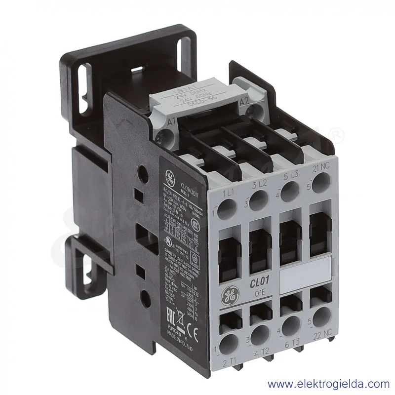 Stycznik CL01A301T1 24V AC 50/60 HZ, 1NC, 5.5KW/400V AC-3, 25A AC-1, 3-polowy