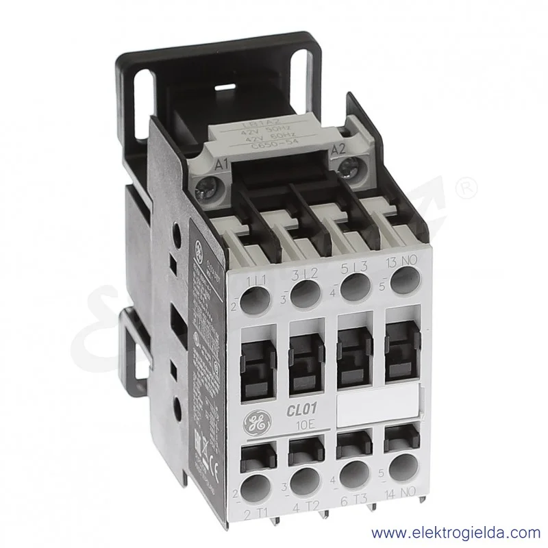 Stycznik CL01A310T2 42V AC 50/60 HZ, 1NO, 5.5KW/400V AC-3, 25A AC-1, 3-polowy