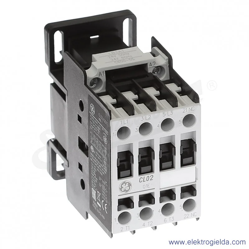 Stycznik CL02A301T1 24V AC 50/60 HZ, 1NC, 7.5KW/400V AC-3, 32A AC-1, 3-polowy