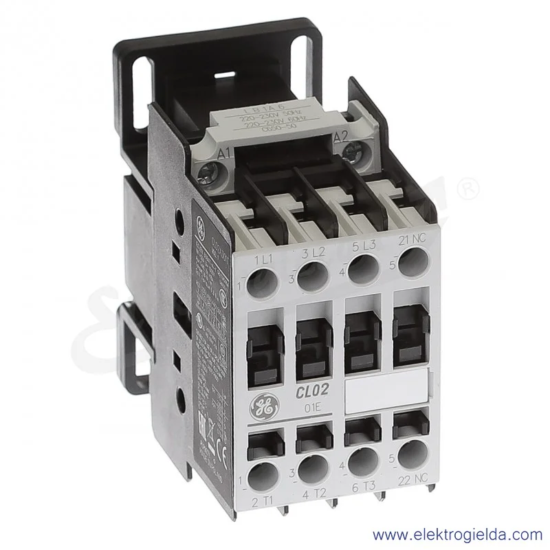 Stycznik CL02A301T6 230V AC 50/60 HZ, 1NC, 7.5KW/400V AC-3, 32A AC-1, 3-polow