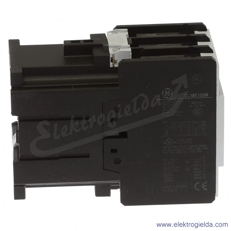 Stycznik CL10E300MD 24V AC/DC 50/60 HZ, 55KW/400V AC-3, 140A AC-1, 3-polowy