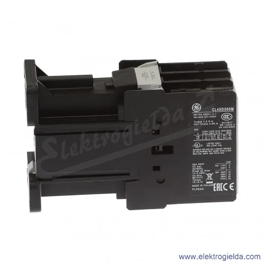 Stycznik CL45D300MN 220V DC, 18.5KW/400V AC-3, 60A AC-1, 3-polowy
