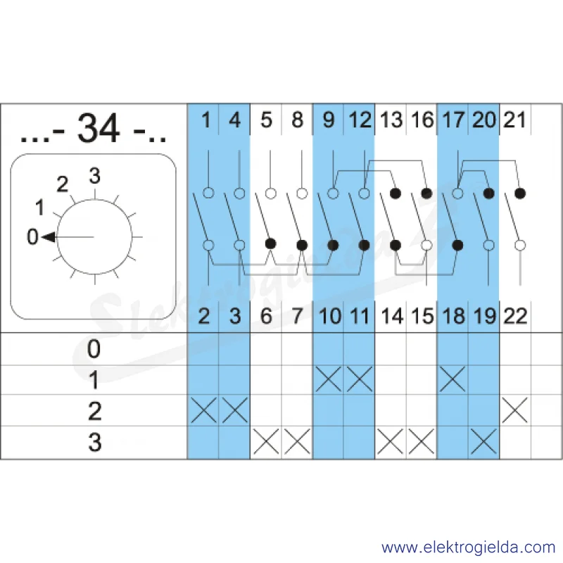 Schemat łączenia 4G10-34-U