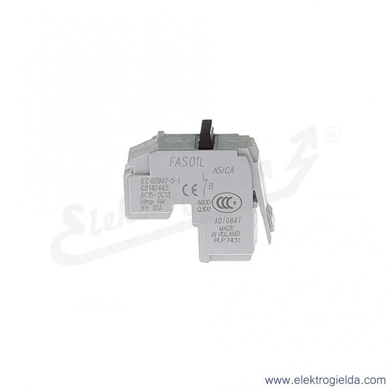 Styk pomocniczy FAS01L NC do FD/FE/FG lewy