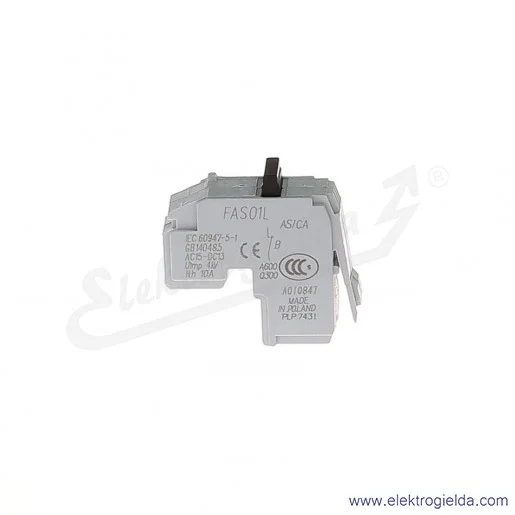 Styk pomocniczy FAS01L NC do FD/FE/FG lewy