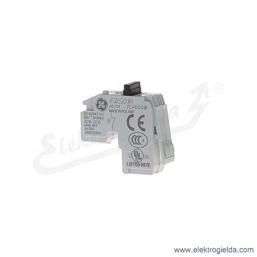 Styk pomocniczy FAS01R NC do FD/FE/FG prawy